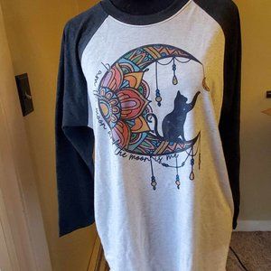 I am the Moon & The Moon is Me 3/4 sleeve shirt